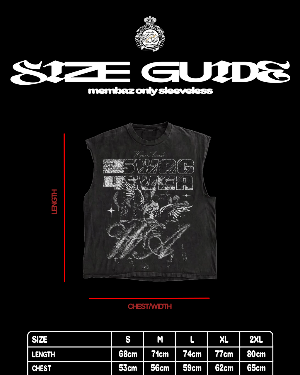 MEMBAZ ONLY SLEEVELESS