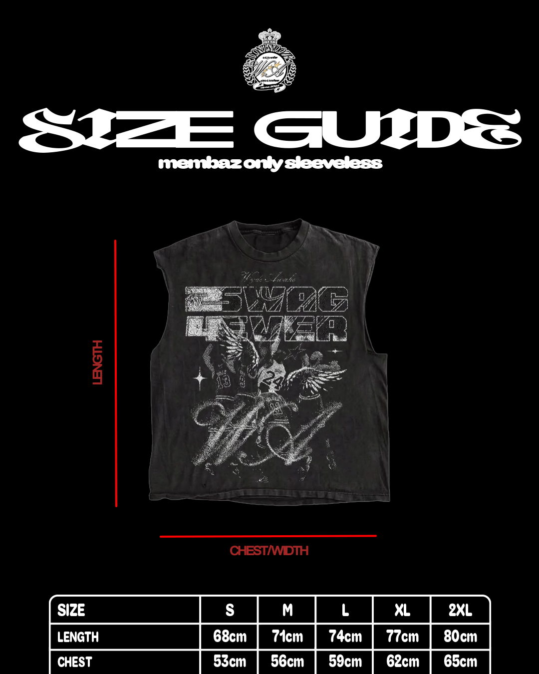 MEMBAZ ONLY SLEEVELESS